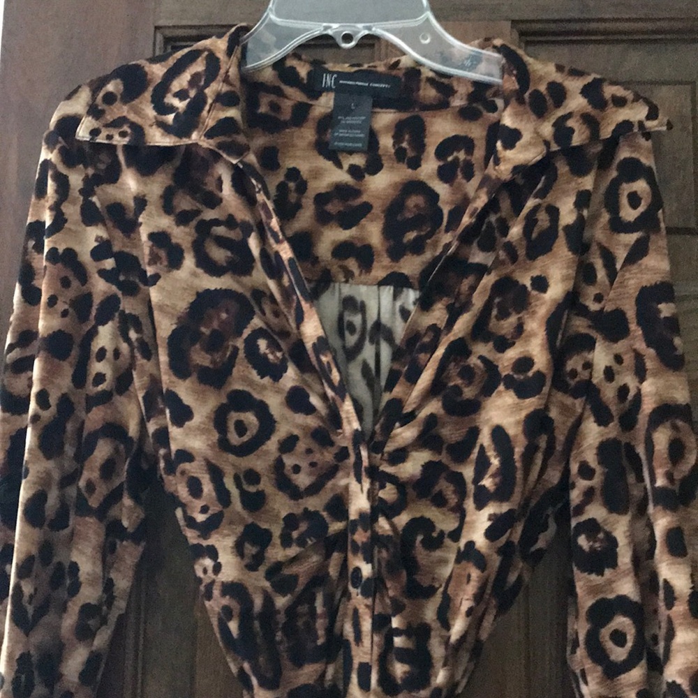 Inc Leopard print dress